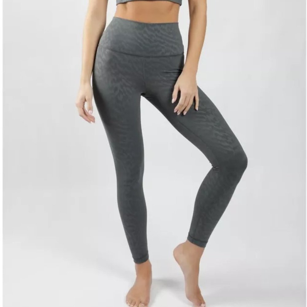 90 Degree By Reflex Interlink Zebra Leggings High Waist Sz Medium